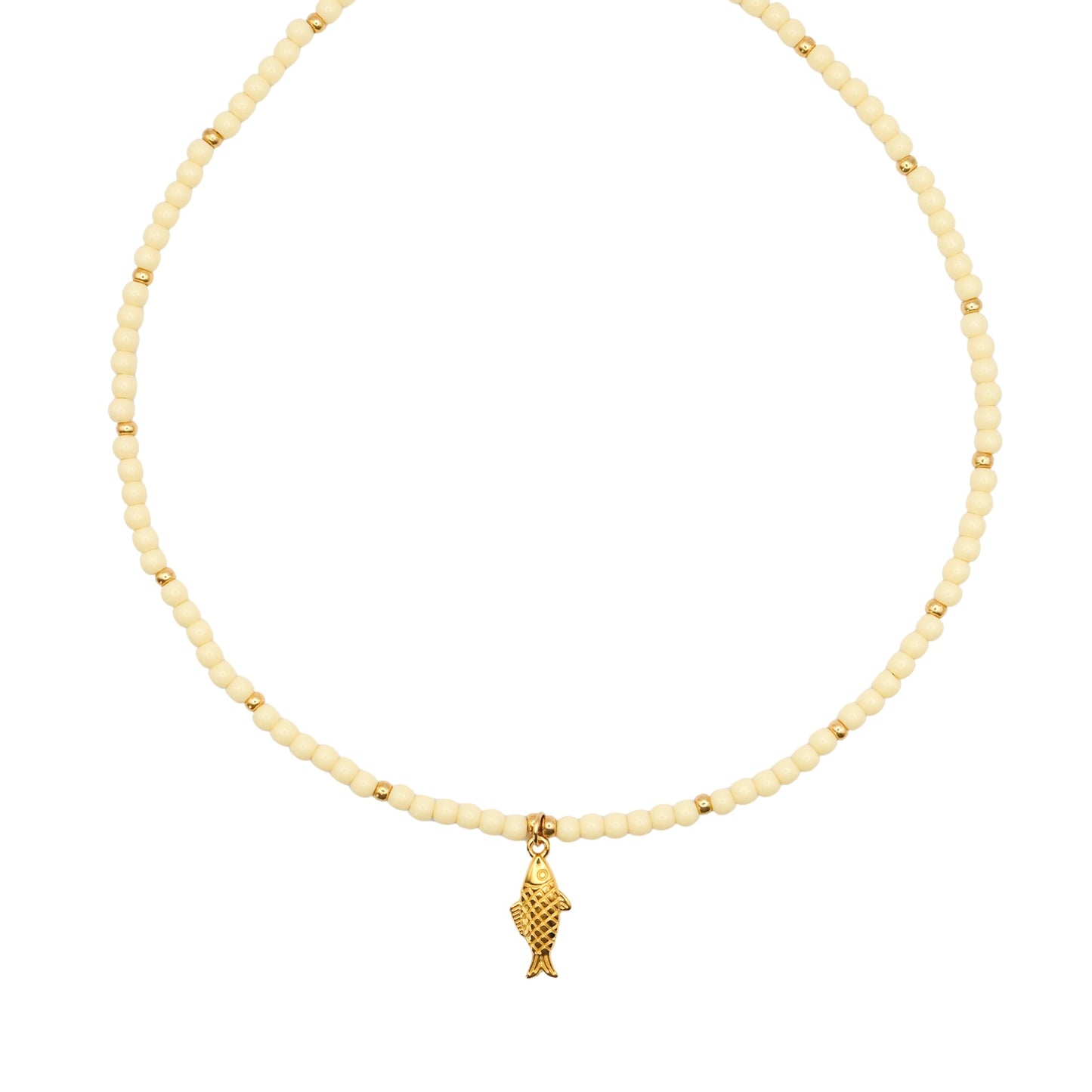Yellow fish ★ kralen ketting