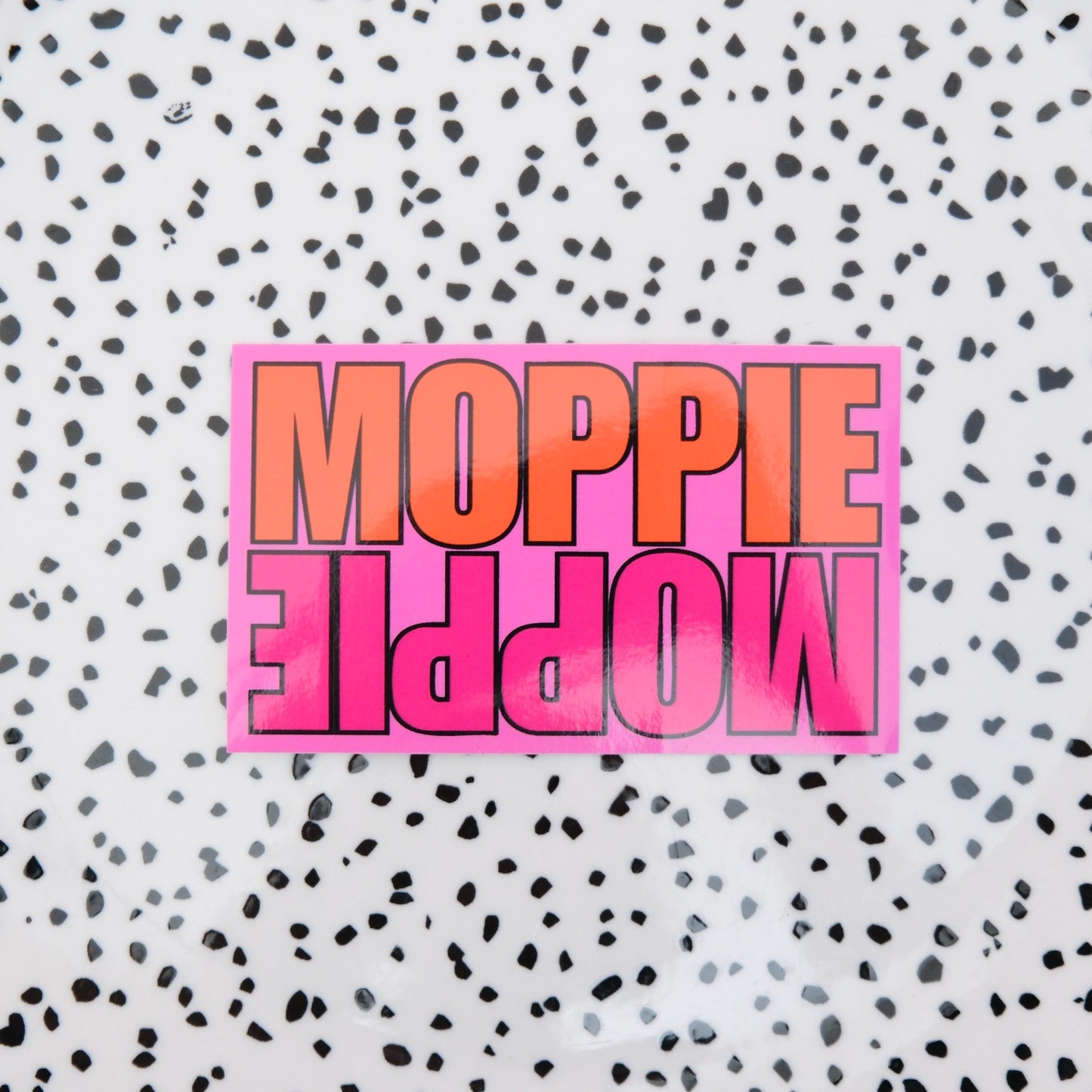 Dubbel moppie ★ sticker