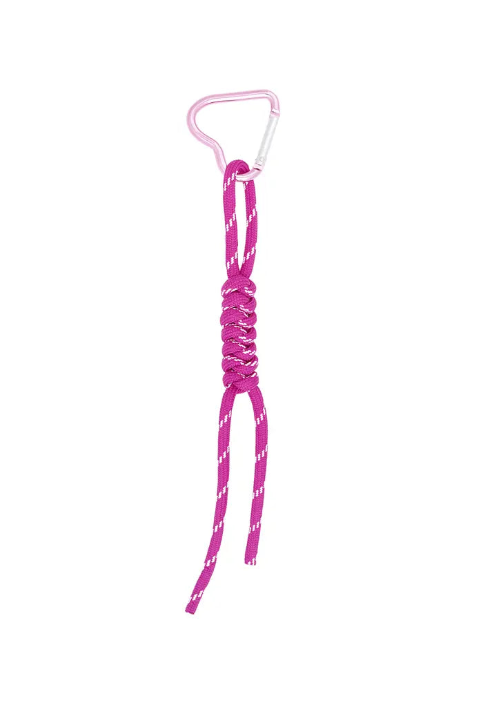 Fuchsia rope ★ Bag charm