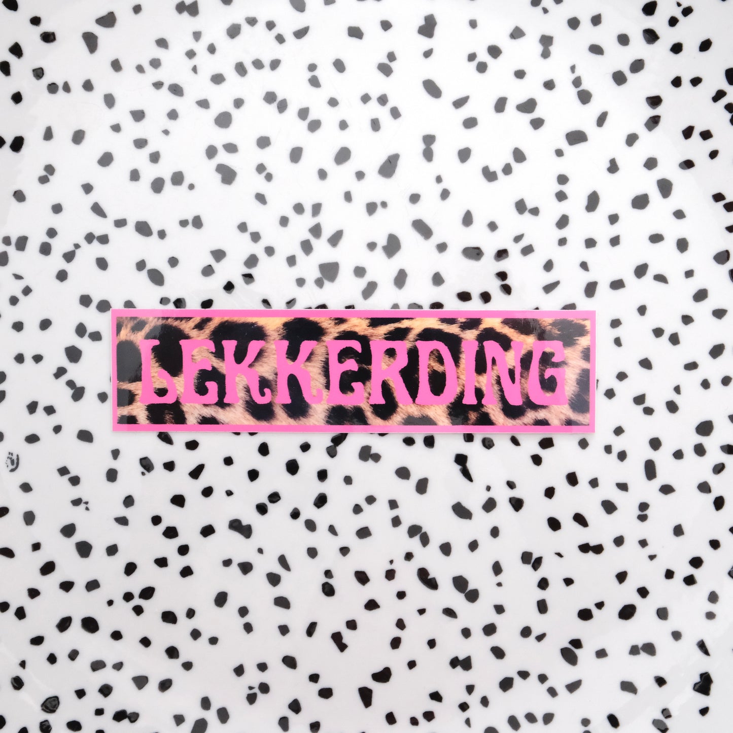 Lekkerding panter print ★ sticker