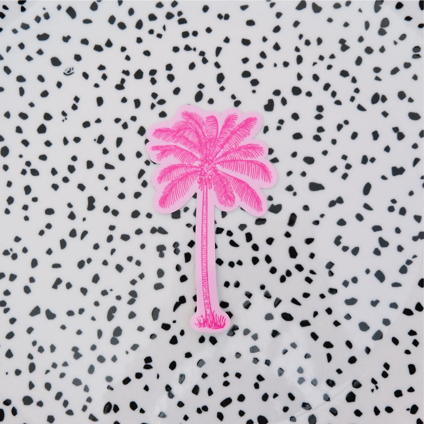 Roze palmboom ★ sticker