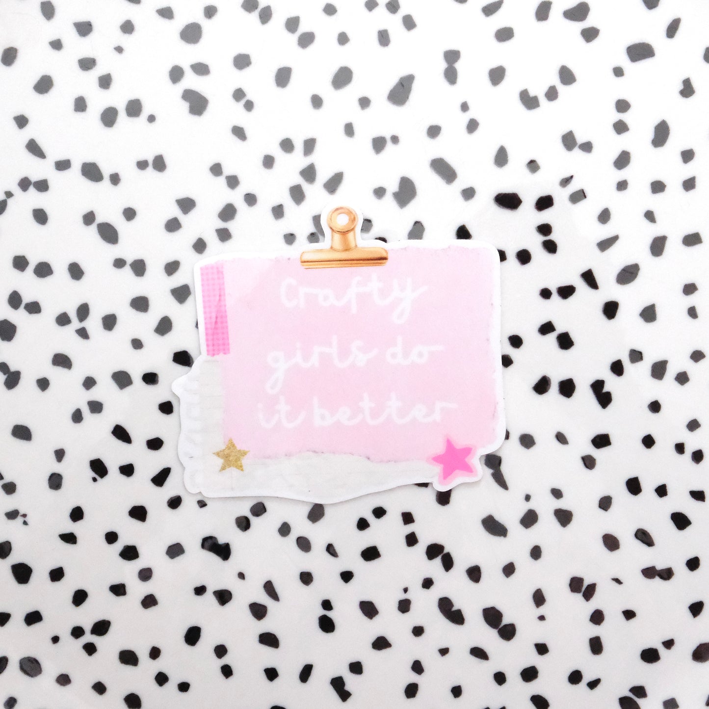 Crafty girls do it better ★ sticker