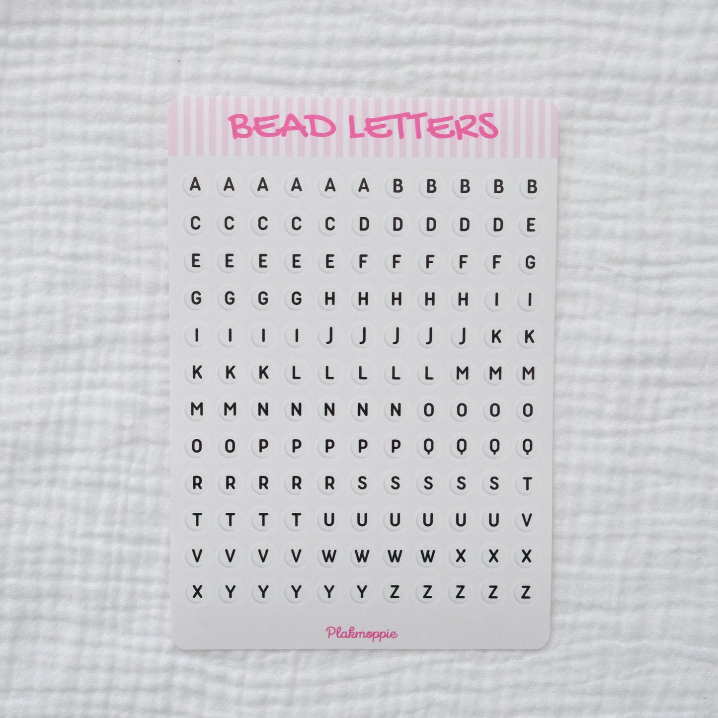 Bead letters 2.0 ★ stickervel