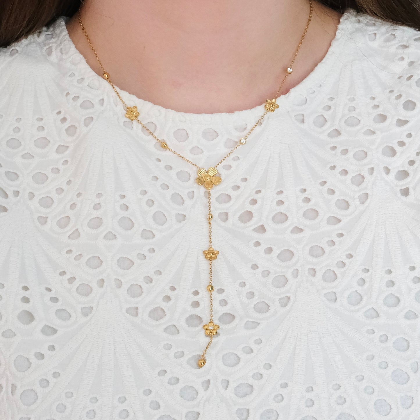 Shiny flower ★ ketting