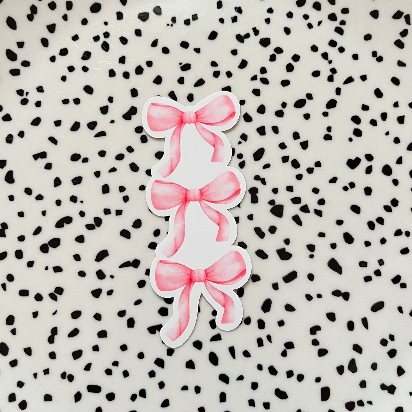 Roze strikjes ★ sticker