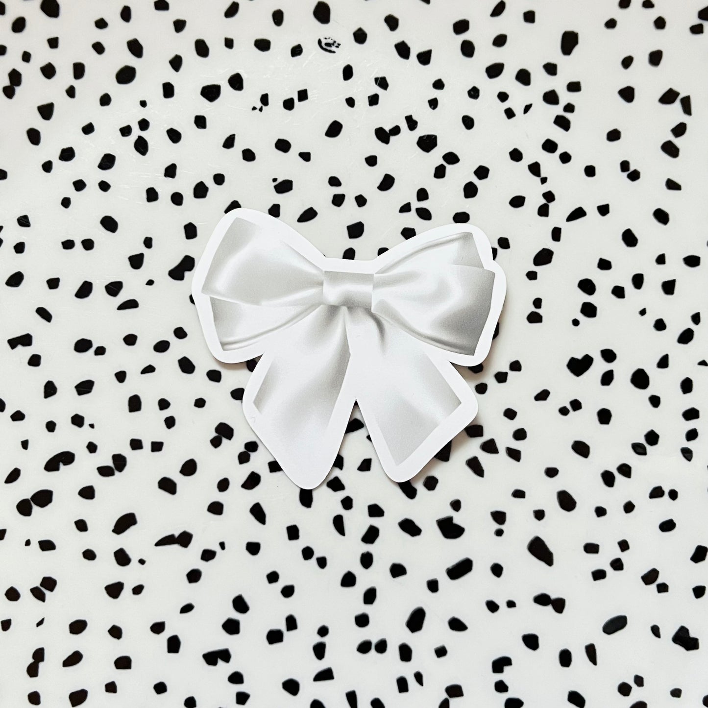 Witte strik ★ sticker