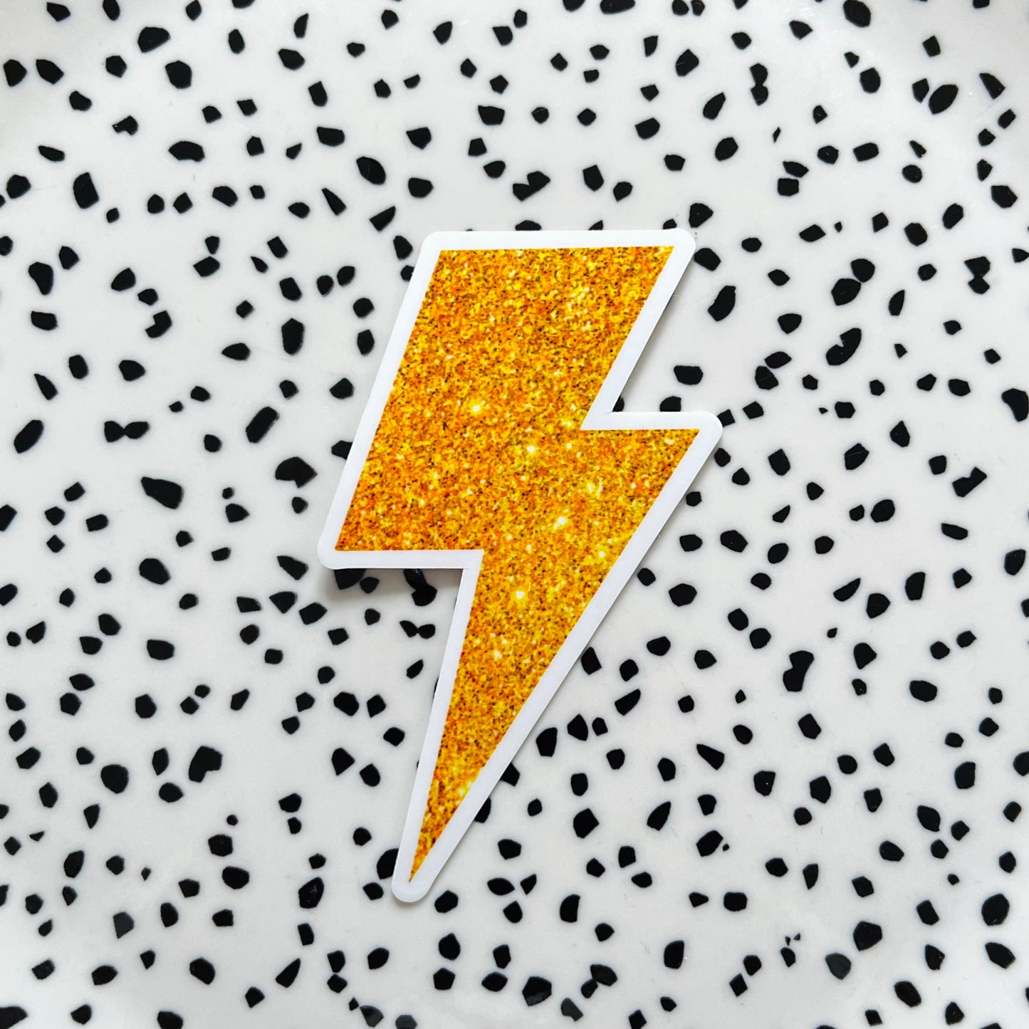 Lightning goud ★ sticker