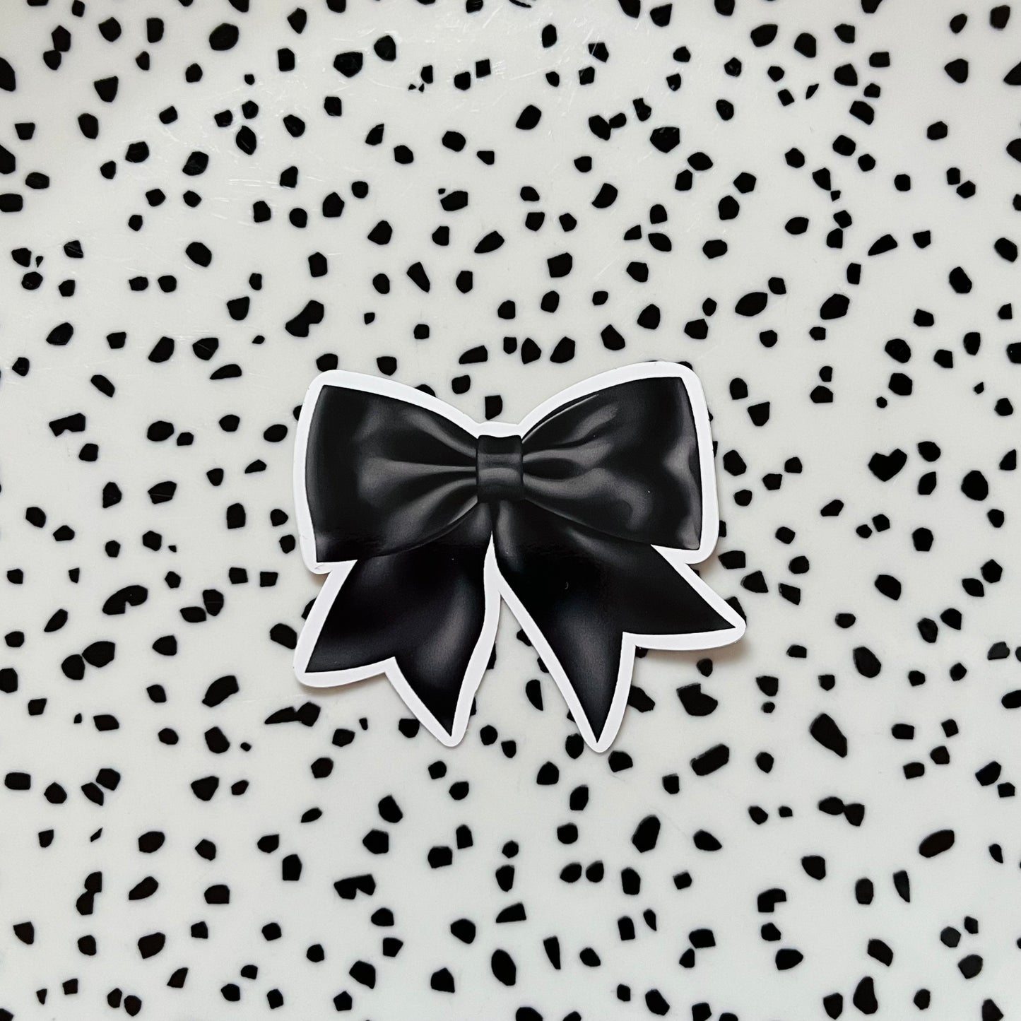 Zwarte strik ★ sticker