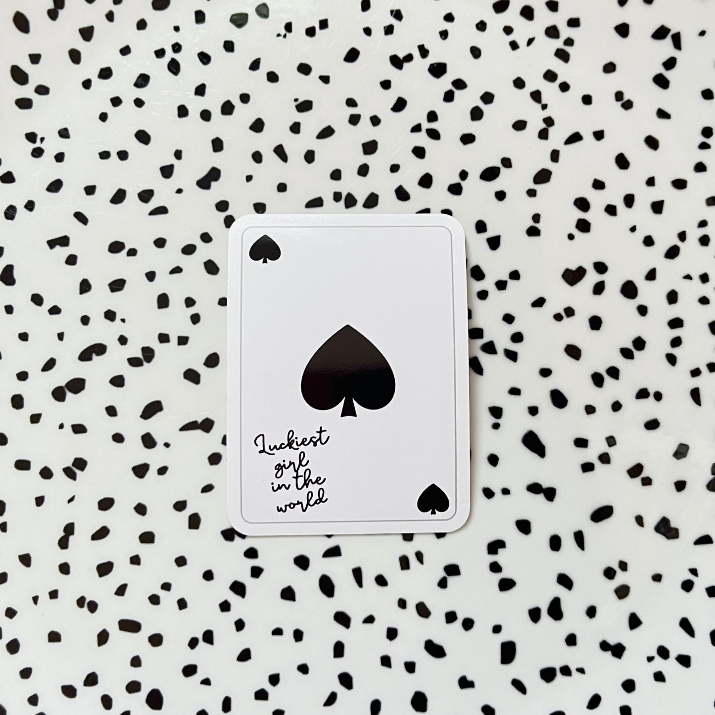 Luckiest Girl In The World Kaart ★ sticker