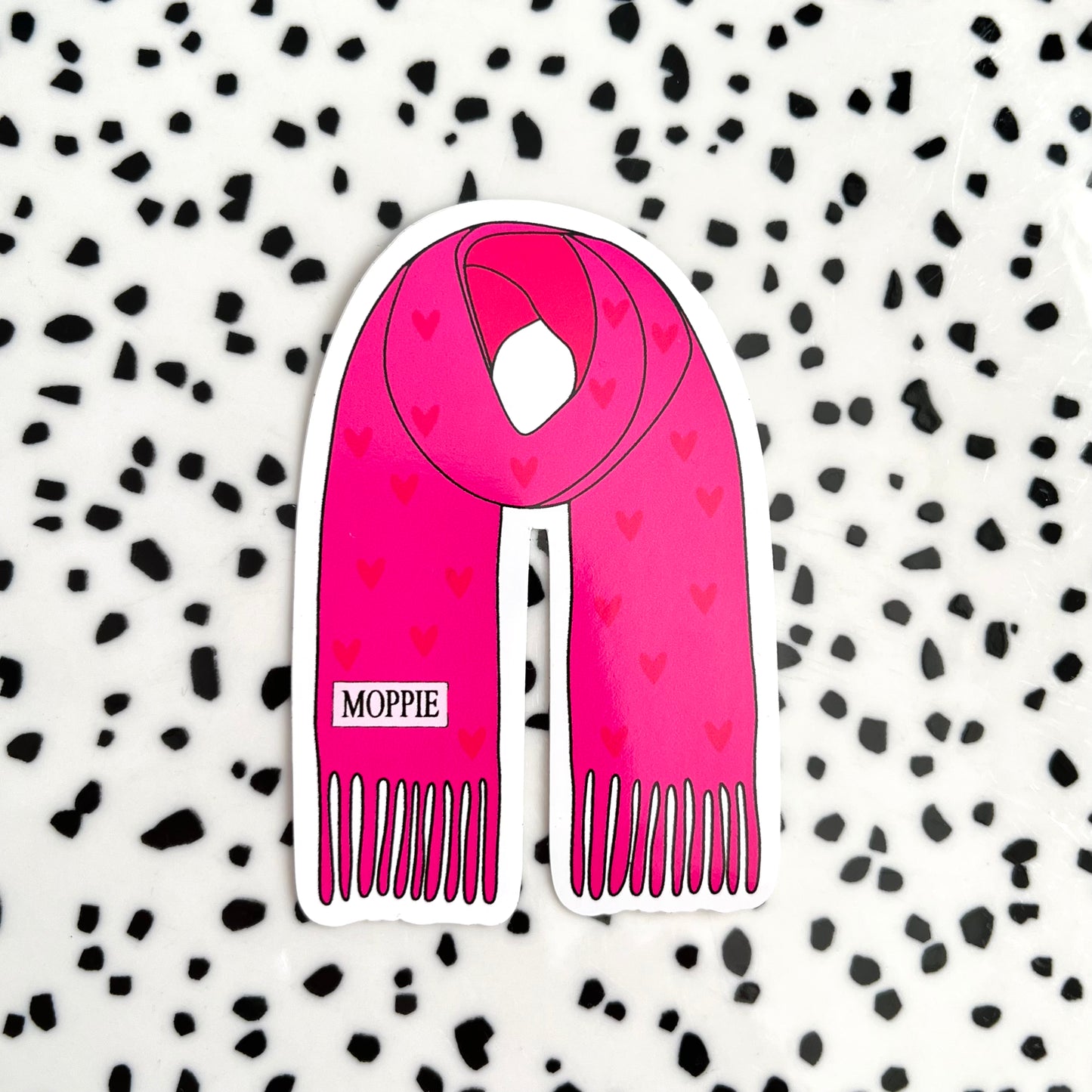 Moppie sjaal ★ sticker