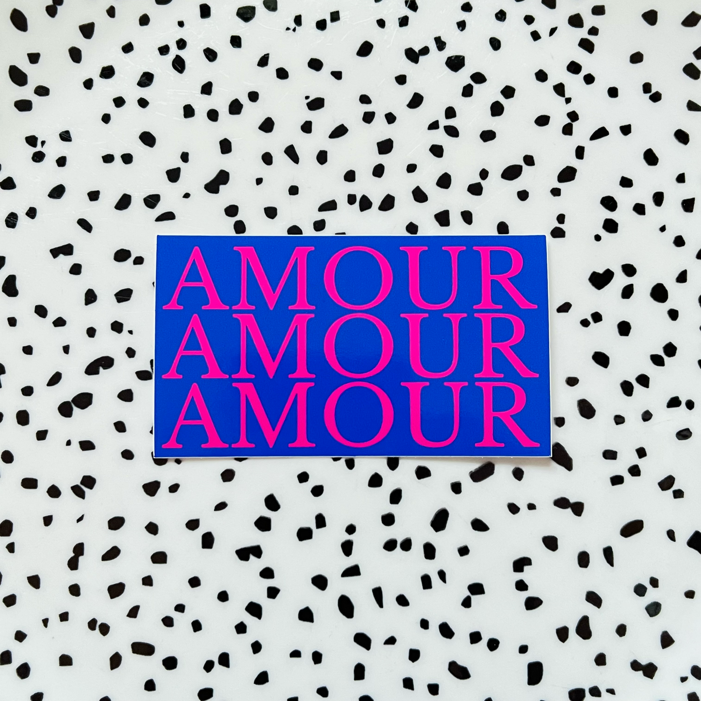 Amour blauw ★ sticker