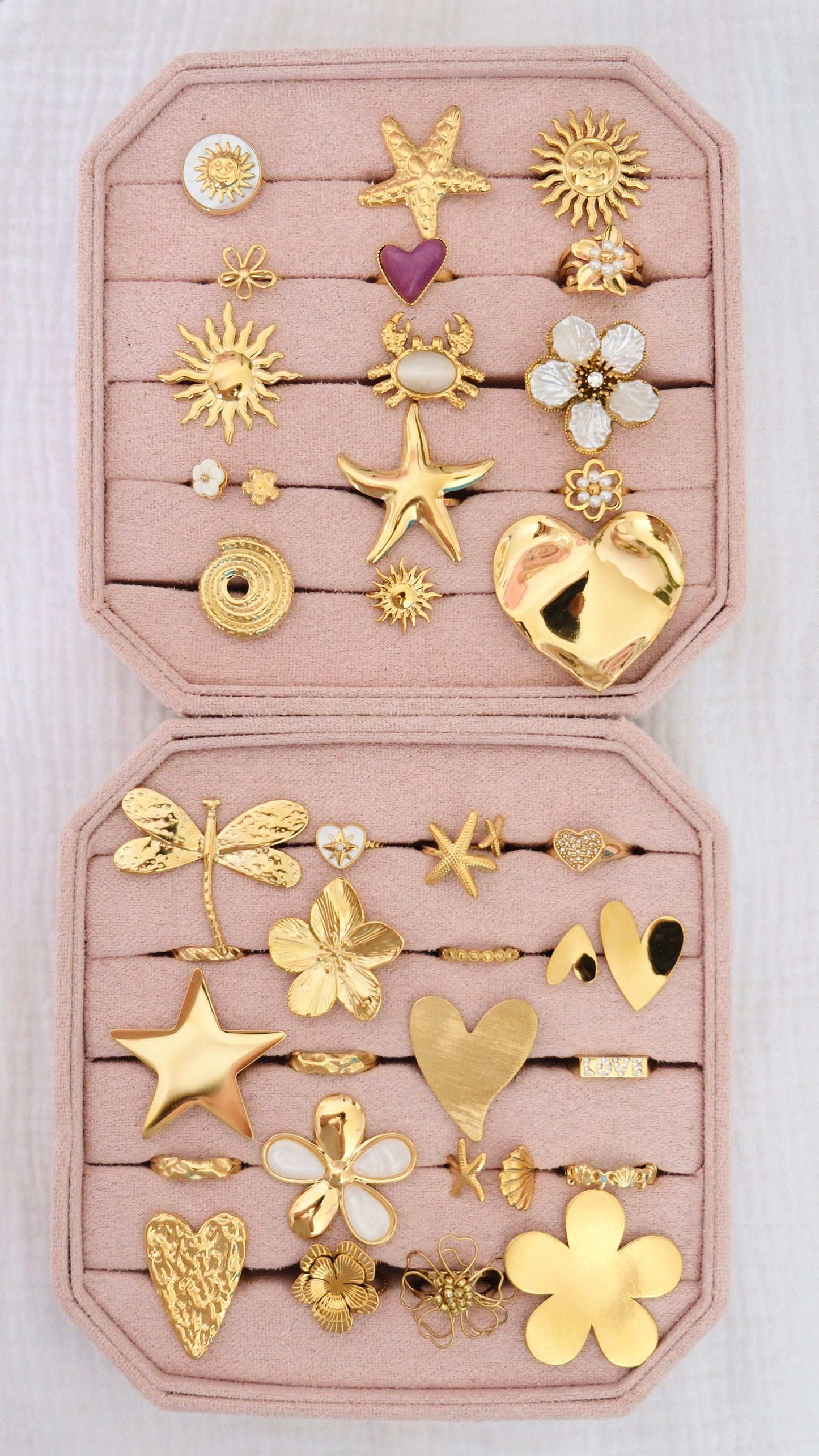 Golden flower ★ ring