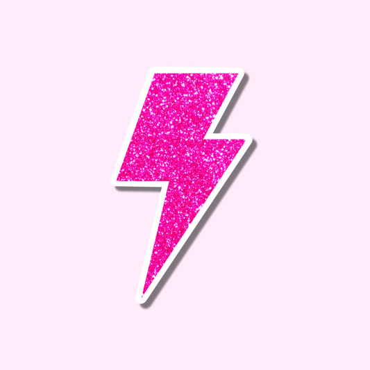 Lightning roze ★ sticker
