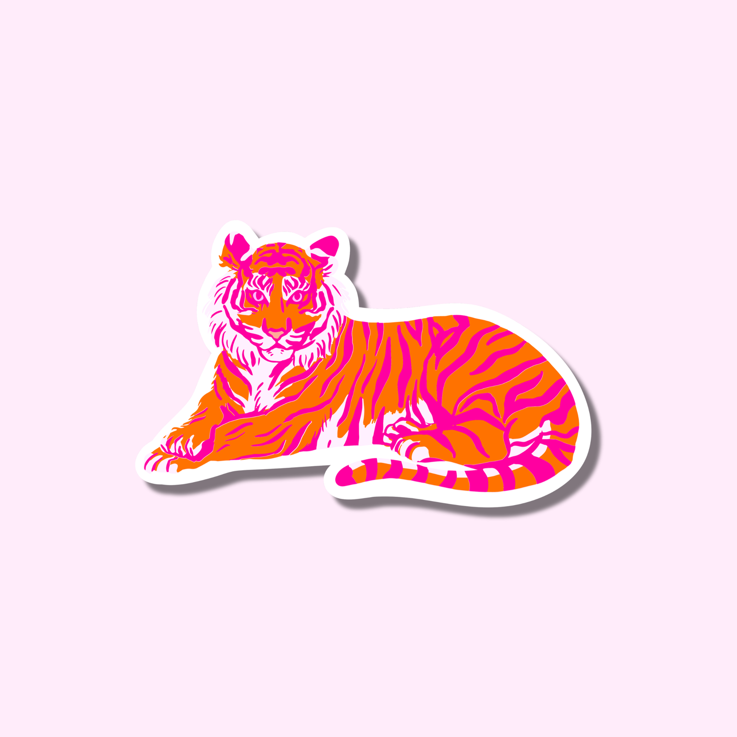Tijger oranje ★ sticker