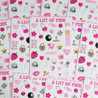 A lot of pink ★ stickervel