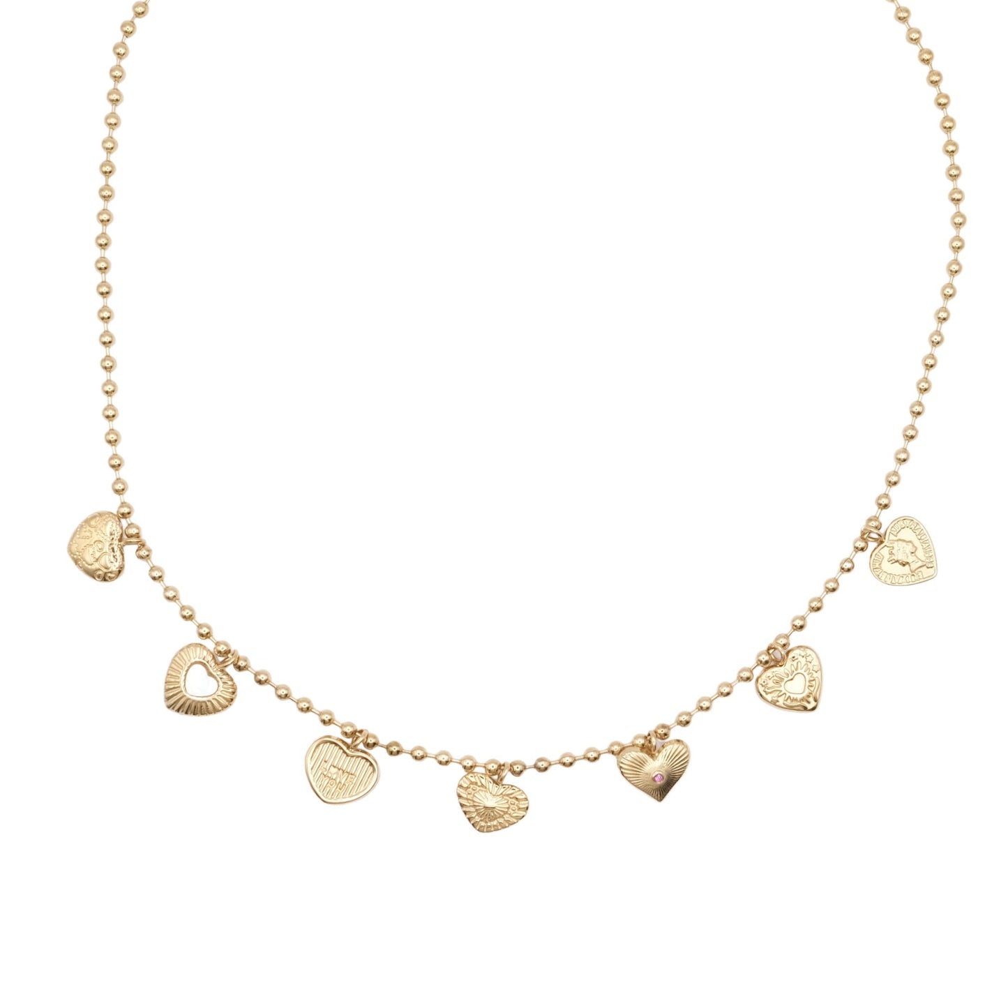 Bali hartjes ★ ketting