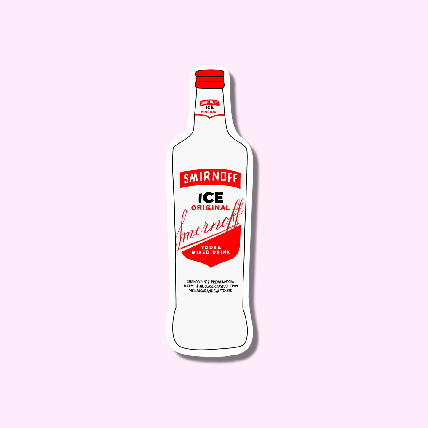 Ice fles ★ sticker