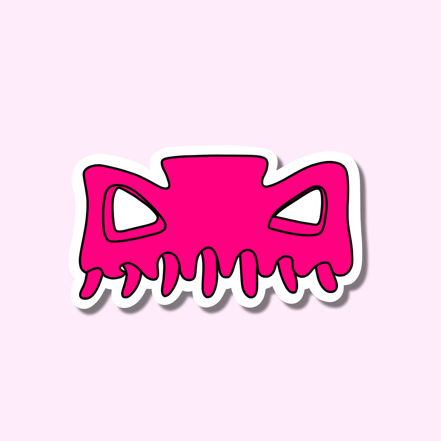 Haarklem roze ★ sticker