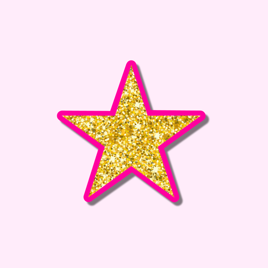 Glitter ster ★ sticker