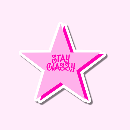 Stay classy ster ★ sticker