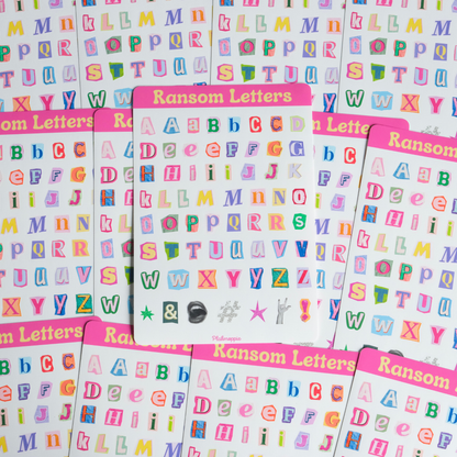 Ransom letters ★ stickervel