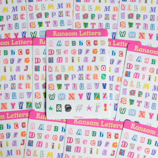 Ransom letters ★ stickervel