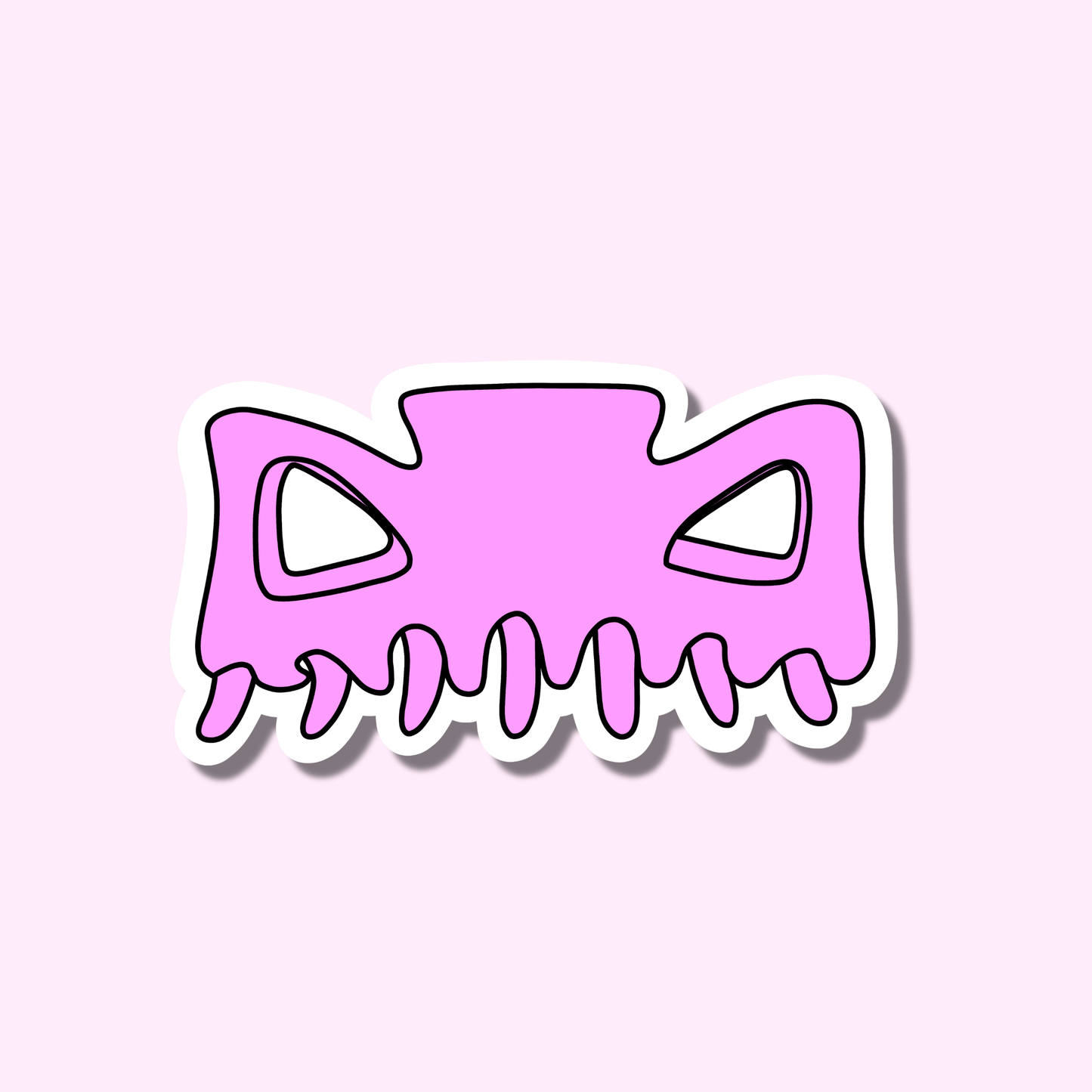 Haarklem licht roze 2.0 ★ sticker