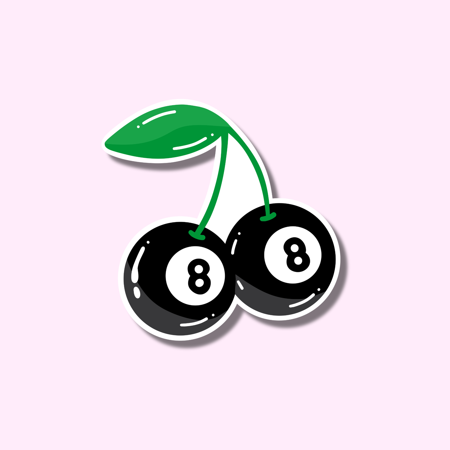 8-balls cherry ★ sticker