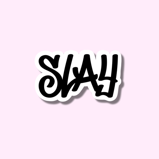 Slay zwart ★ sticker