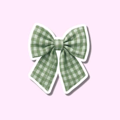 Groene strik ★ sticker