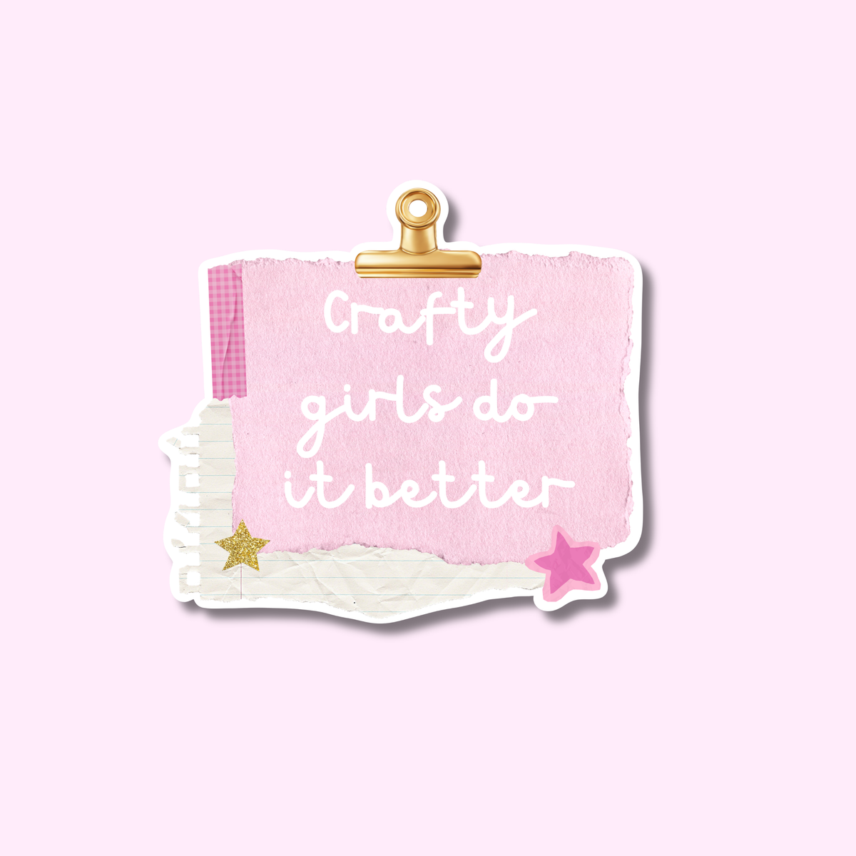 Crafty girls do it better ★ sticker