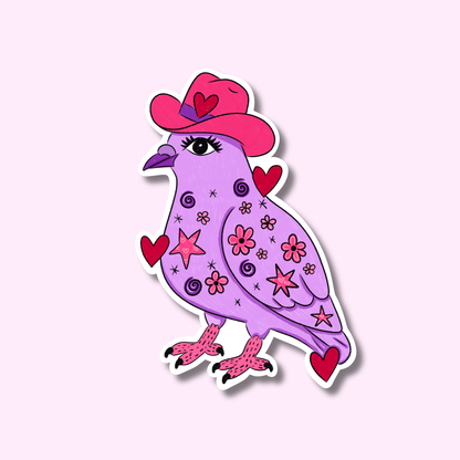 Cowboy duif ★ sticker