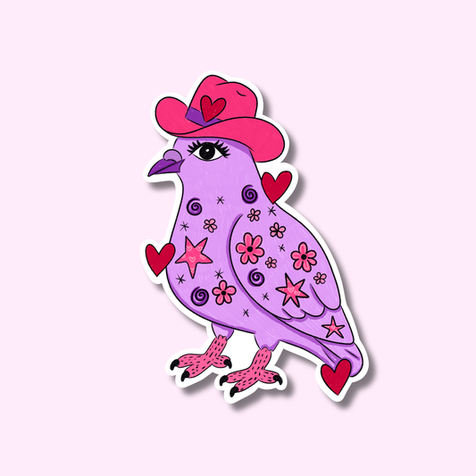 Cowboy duif ★ sticker