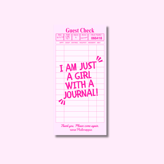 Guest check roze ★ sticker