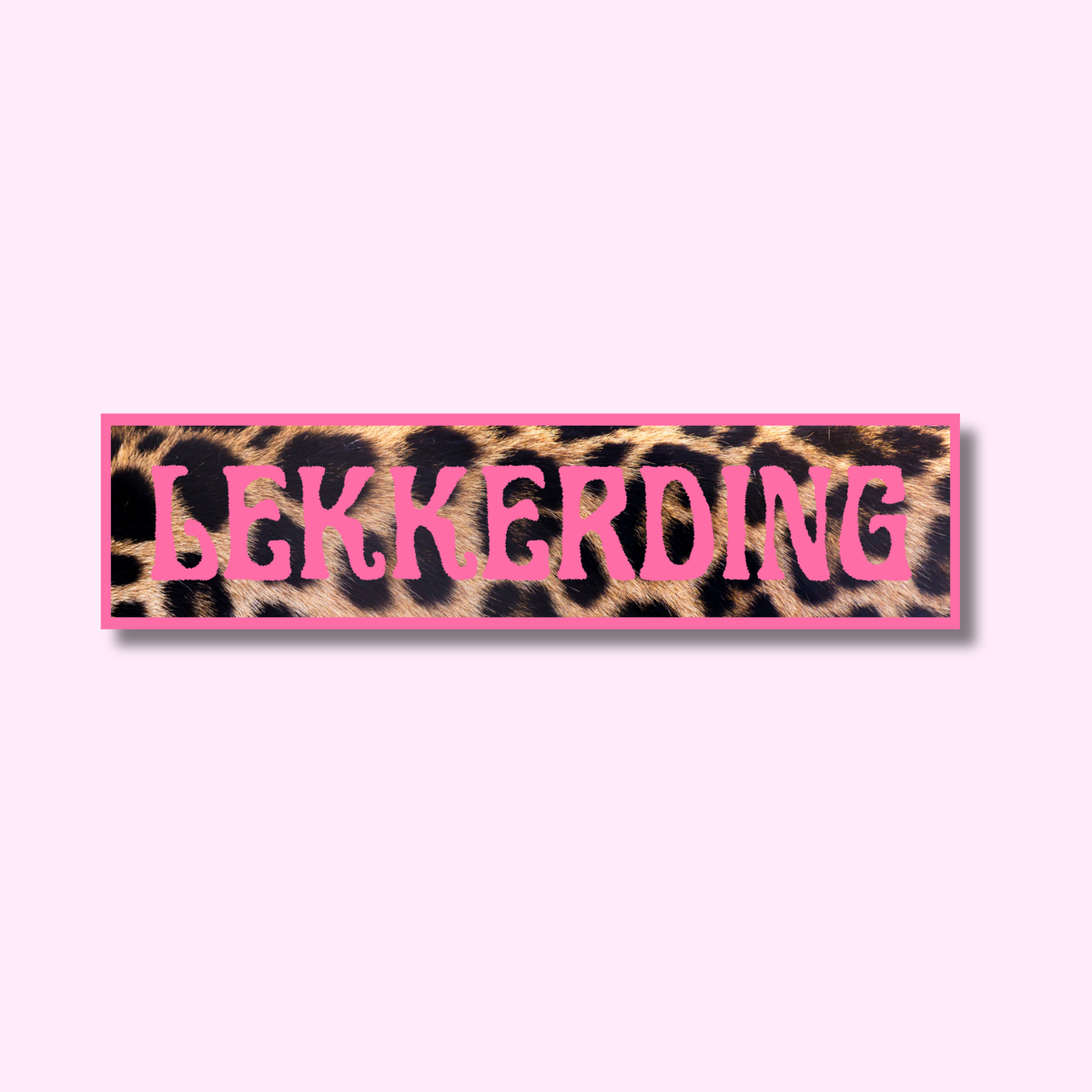 Lekkerding panter print ★ sticker