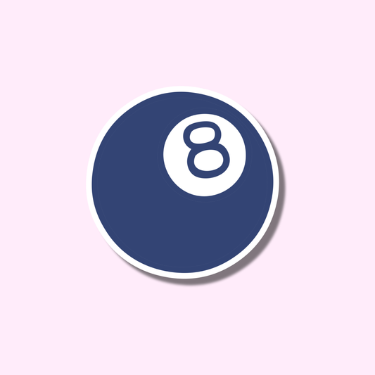 Navy 8-ball ★ sticker