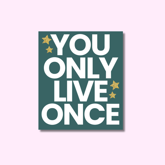 You Only Live Once 2.0 ★ sticker