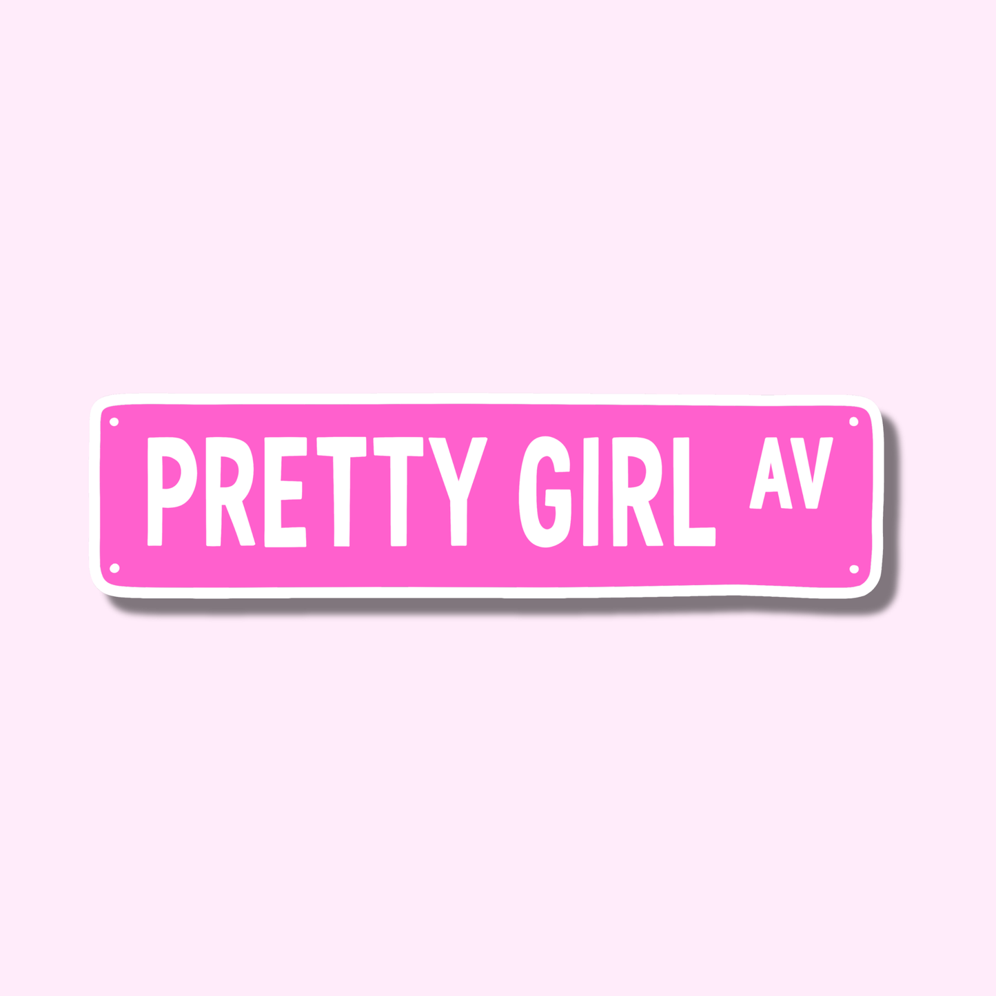 Pretty girl avenue ★ sticker