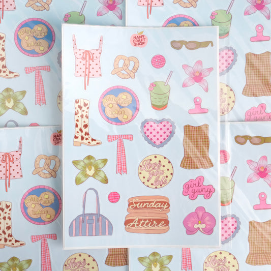 Cool girl ★ stickervel (Nany Craft Shop)