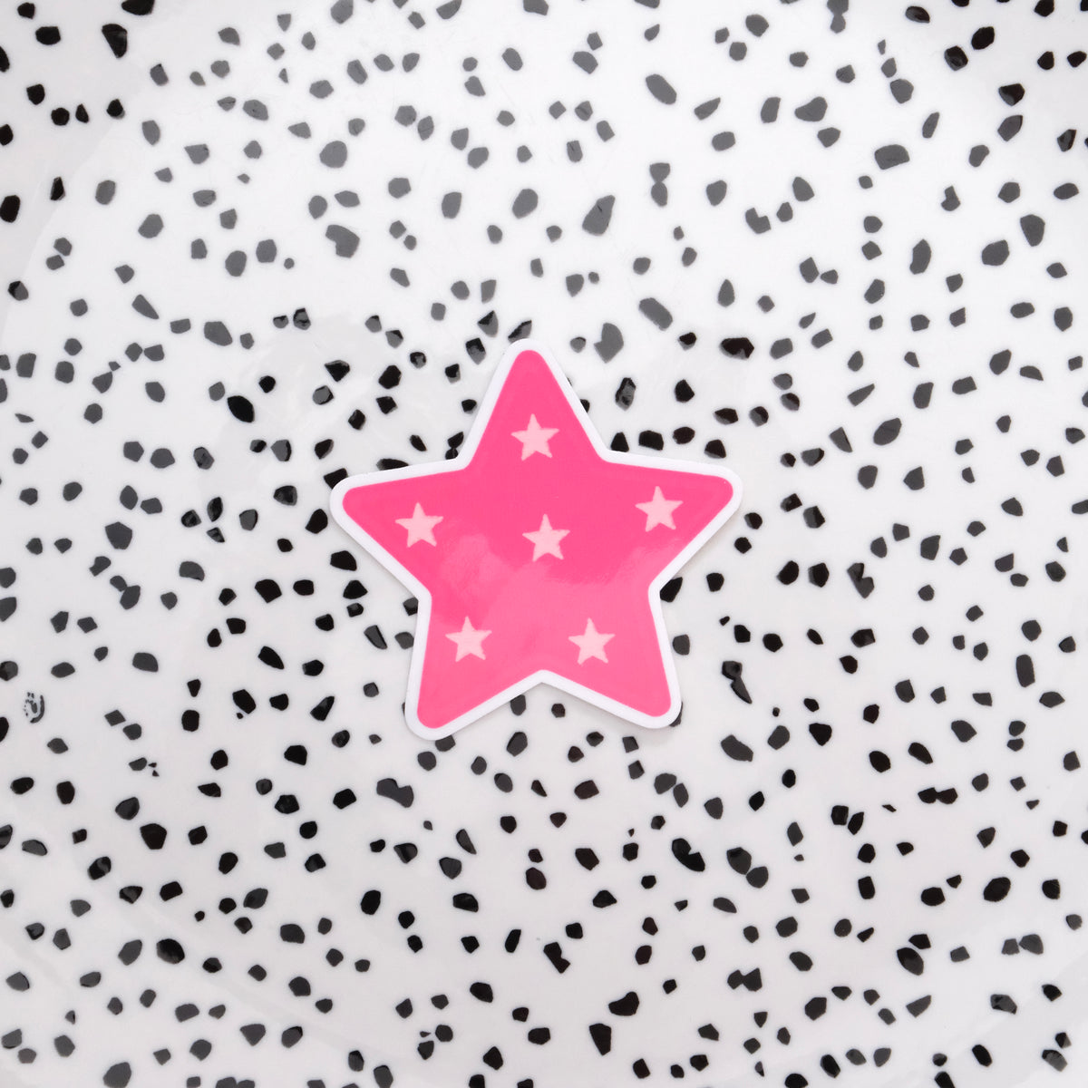 Ster patch roze ★ sticker