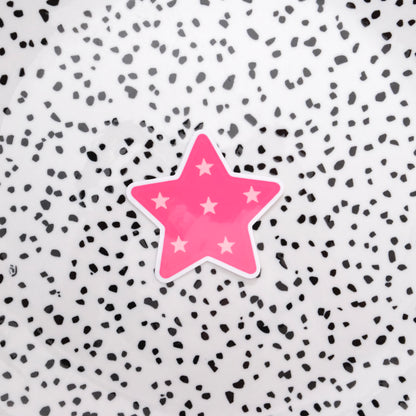 Ster patch roze ★ sticker