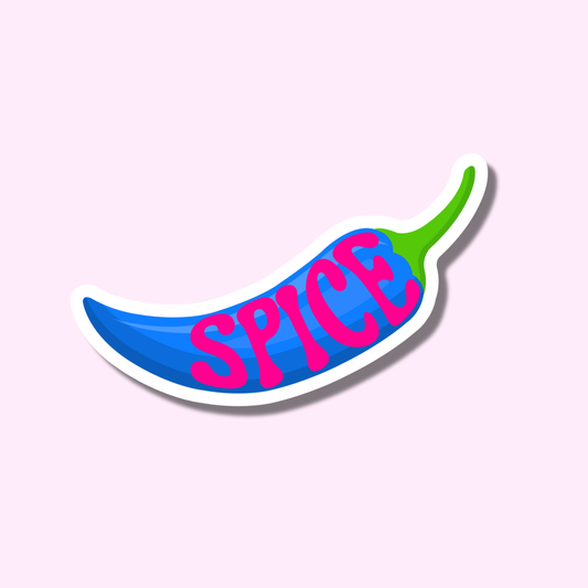Spice blauw ★ sticker
