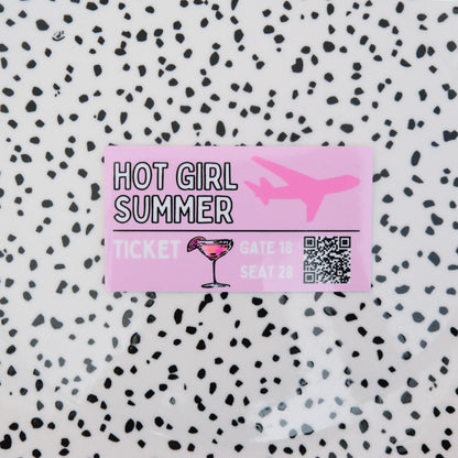 Hot girl summer ticket ★ sticker