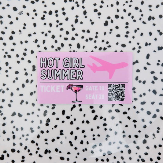 Hot girl summer ticket ★ sticker