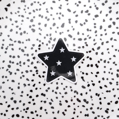 Ster patch zwart ★ sticker