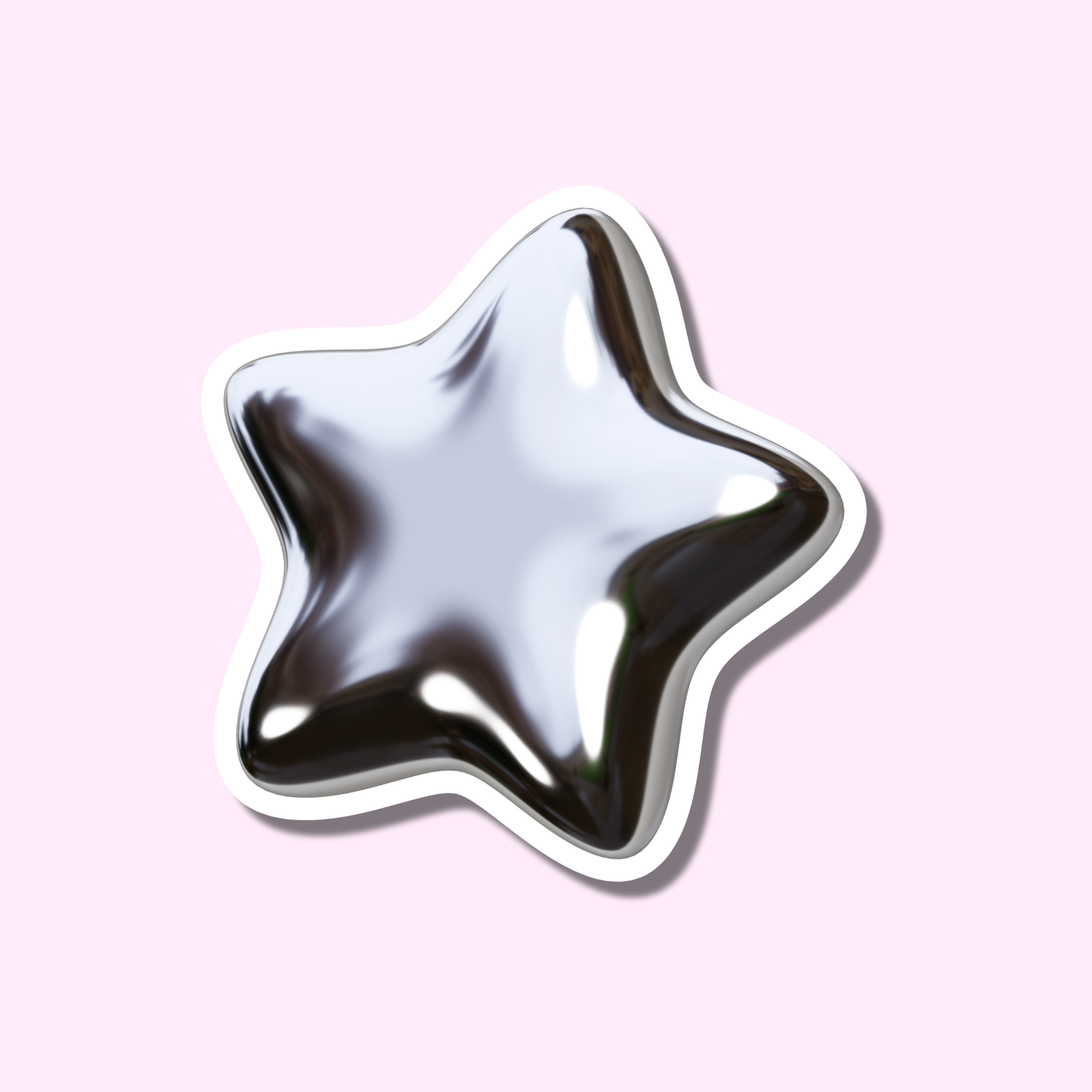 Chrome ster ★ sticker