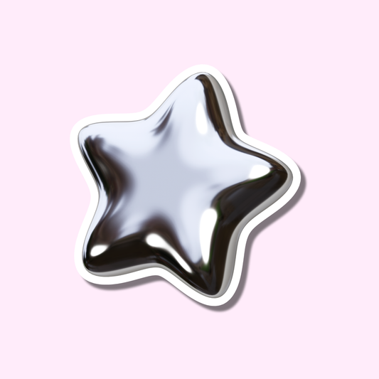 Chrome ster ★ sticker