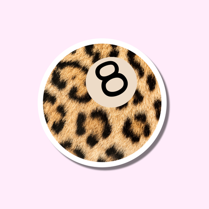Panter 8-ball ★ sticker