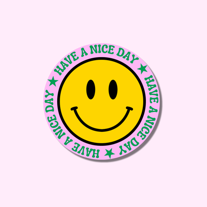 Have a nice day - smiley ★ sticker