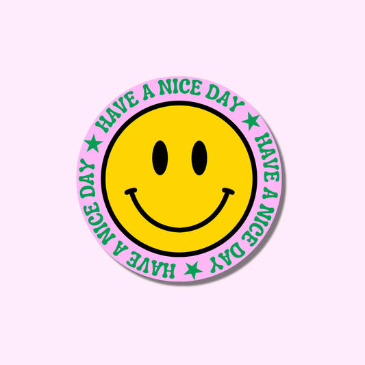 Have a nice day - smiley ★ sticker